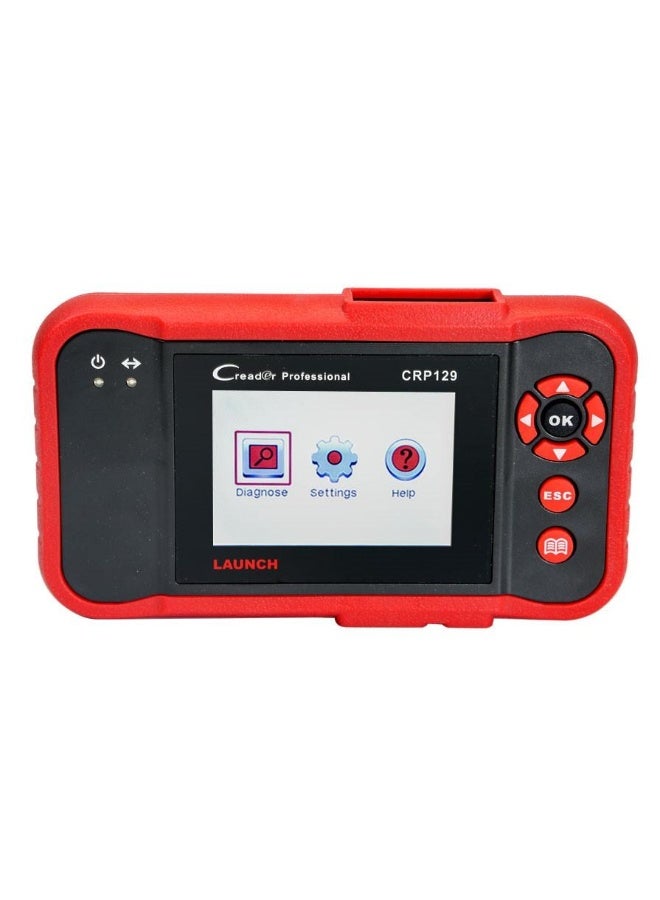 LAUNCH CRP129 Professional OBD2 Scanner - 4 System Diagnostic Tool for Engine, Transmission, ABS, Airbag with EPB/SAS/Oil Reset
